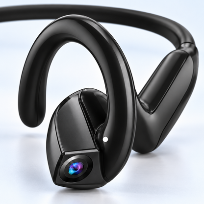 EaseTiny E900 black headset camera detail